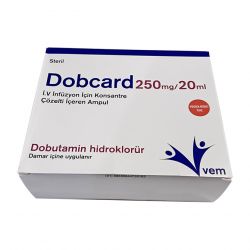 Добутамин Добкард Dobcard (dobutamine) р-р д/ин амп 250мг/20мл в Краснодаре и области фото