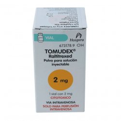 Томудекс (Ралтитрексид) лиофилизат д/пригот р-ра д/инф 2мг фл. 1шт в Краснодаре и области фото